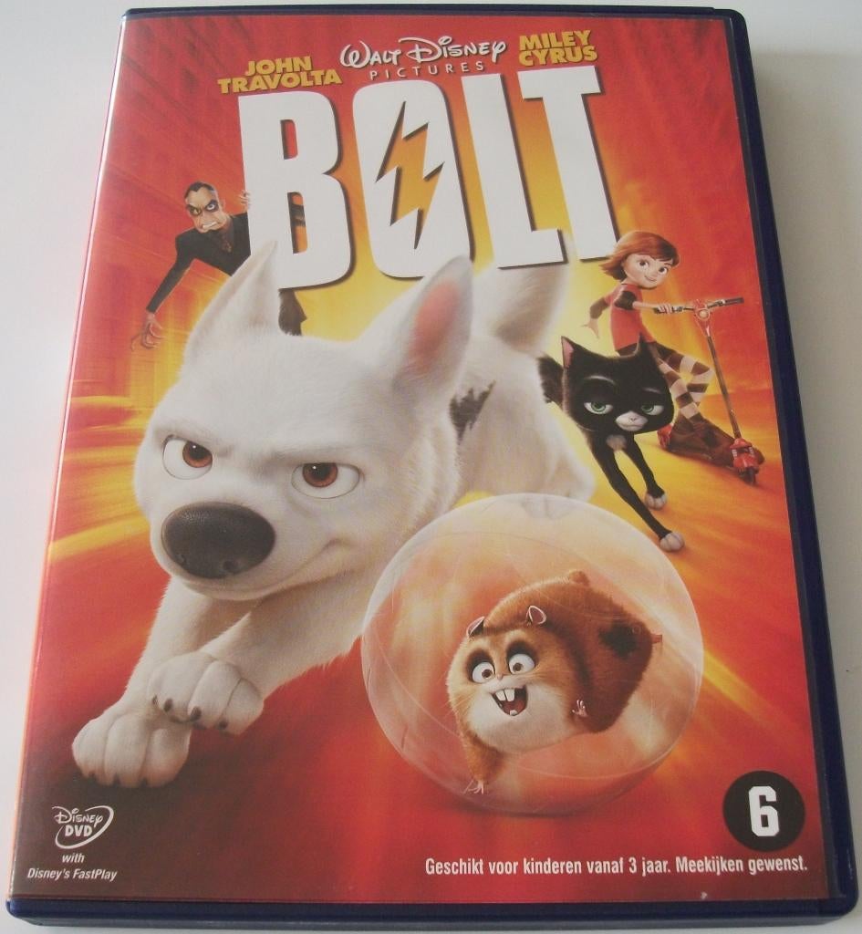 Dvd *** BOLT *** Walt Disney, Avontuur, Ophalen of Verzenden, Zo goed als nieuw, Vanaf 6 jaar