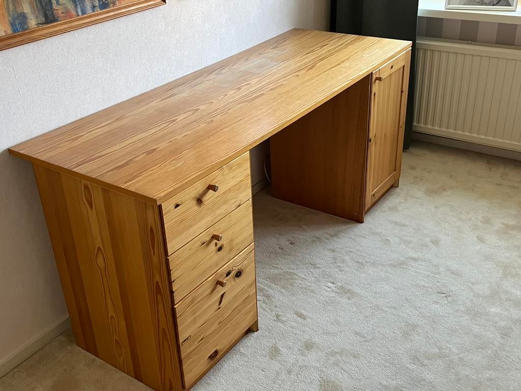 Te koop: Tienerbureau, grenen, Ophalen, 160 cm, Gebruikt, Kinderbureau