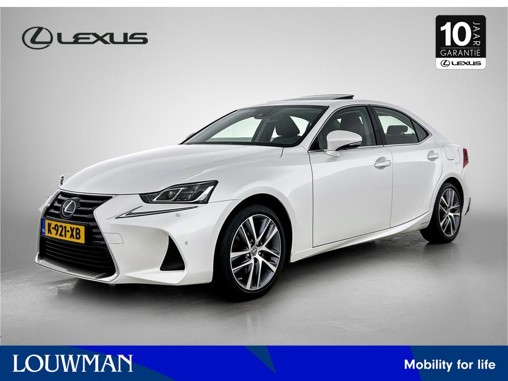 Lexus IS 300h Hybrid Business Line Premium uitgevoerd | Elek, Auto's, Lexus, Automaat, 12 maanden, Gebruikt, Wit