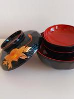Japans miso soepkommen met deksel (lakwerk), Ophalen, Zo goed als nieuw