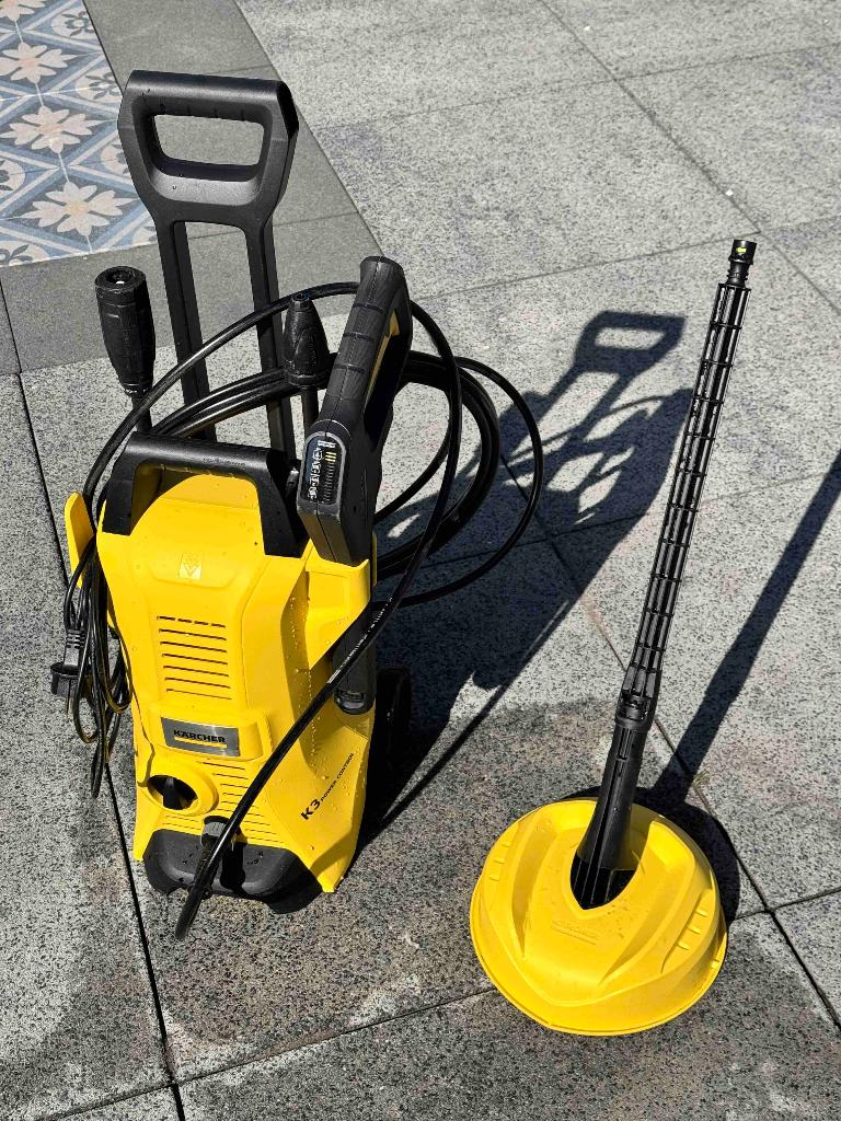 Te huur (to rent): Kärcher Hochdruckreiniger K3, Ophalen, Zo goed als nieuw, Elektrisch, Karcher terras reiniger