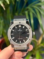 Hublot classic fusion zwart/ zilver NIEUW in Nijmegen!!, Overige merken, Staal, Polshorloge, Kunststof