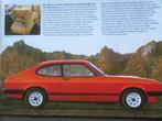 Ford Capri 1980 Brochure, Ophalen of Verzenden, Zo goed als nieuw, Ford