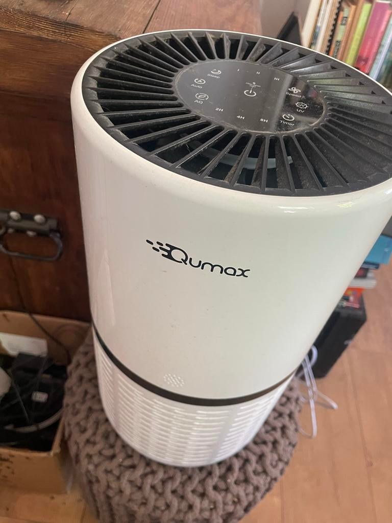 Qumax Luchtreiniger met UV-C, hepa filter en Timer Functie, Ophalen of Verzenden, Gebruikt, Luchtreiniger