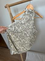 21- Witte haltertop met luipaardprint Drôle de copine Paris, Maat 38/40 (M), -, Wit, -