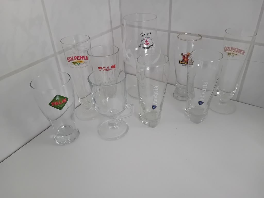 Verschillende bierglazen, Antiek en Kunst, Ophalen of Verzenden
