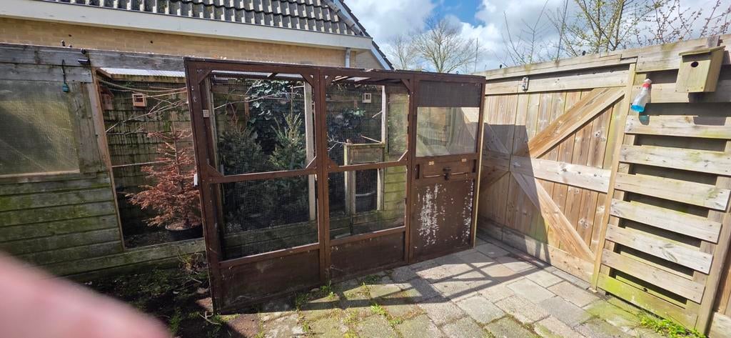 Voliere, Dieren en Toebehoren, Ophalen, Gebruikt, Hout, Volière