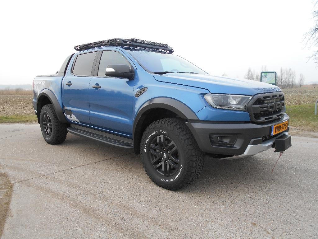 Ford Ranger Raptor 2.0 BiTurbo Automaat 4x4 2020 JAAR APK, Auto's, Automaat, 4 cilinders, Blauw, 2500 kg