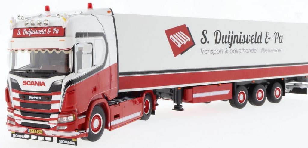 SCANIA R500 trekker met koeloplegger "S. Duijnisveld & Pa", Ophalen of Verzenden, Nieuw, Bus of Vrachtwagen, Wsi
