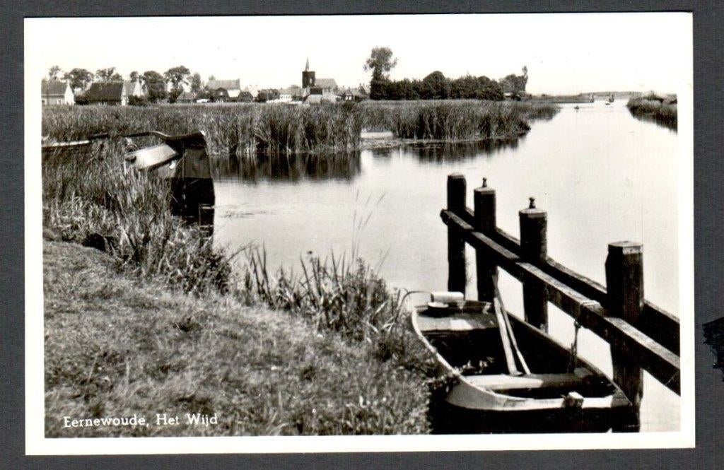 Oude Ansicht - Eernewoude - Het Wijd - Frl., Ophalen of Verzenden, 1940 tot 1960, Ongelopen, Friesland