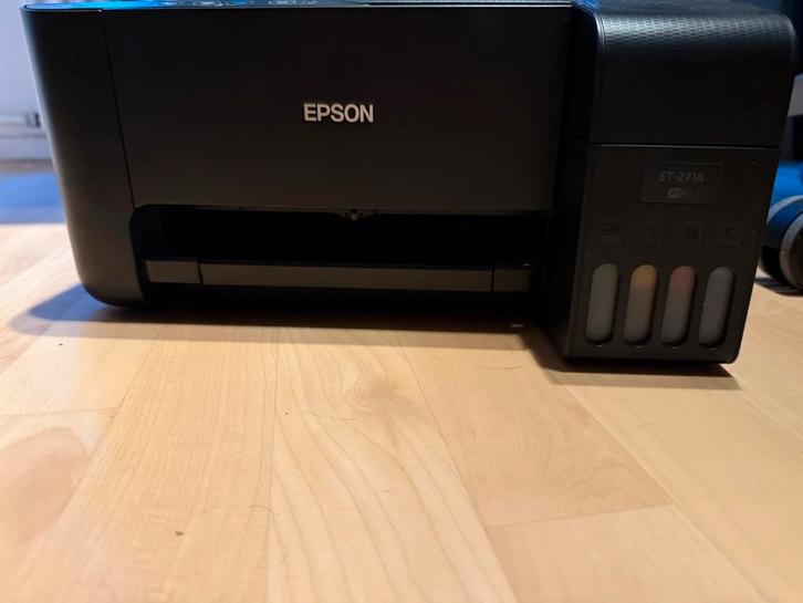 Epson ET-2714 EcoTank WiFi Printer & Scanner, Computers en Software, Printers, Gebruikt, All-in-one, Inkjetprinter, Kleur printen