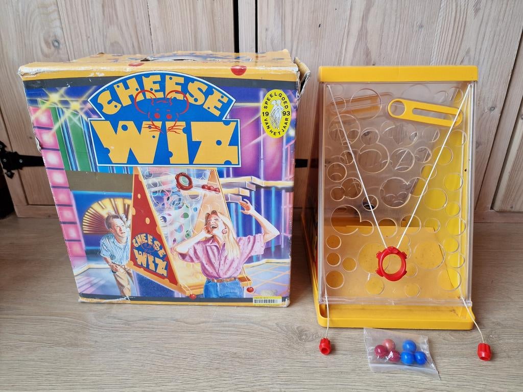 Cheese Wiz Spel - Retro Gezelschapsspel, Een of twee spelers, Ophalen of Verzenden, Gebruikt, Speelgoed van het Jaar