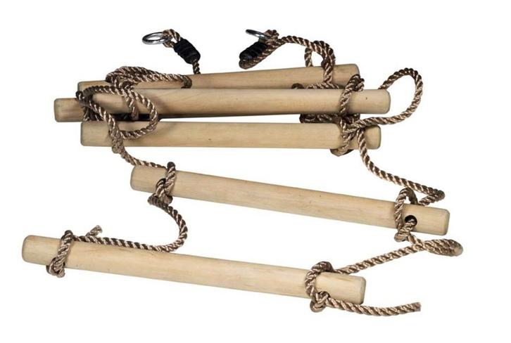 Touwladder speeltoestel 5 sporten aan schommel, Kinderen en Baby's, Speelgoed | Buiten | Los speelgoed, Nieuw, Verzenden