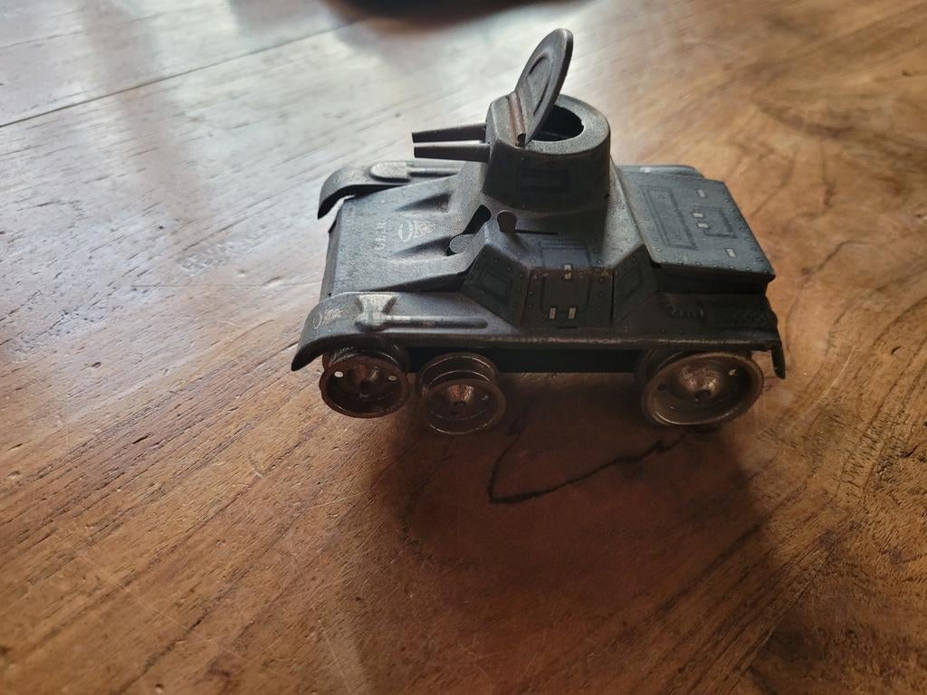 Oude blikken tank, Antiek en Kunst, Antiek | Speelgoed, Ophalen of Verzenden