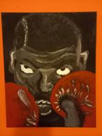 Uniek Mike Tyson Schilderij - Gemaakt met Bokshandschoen, Ophalen