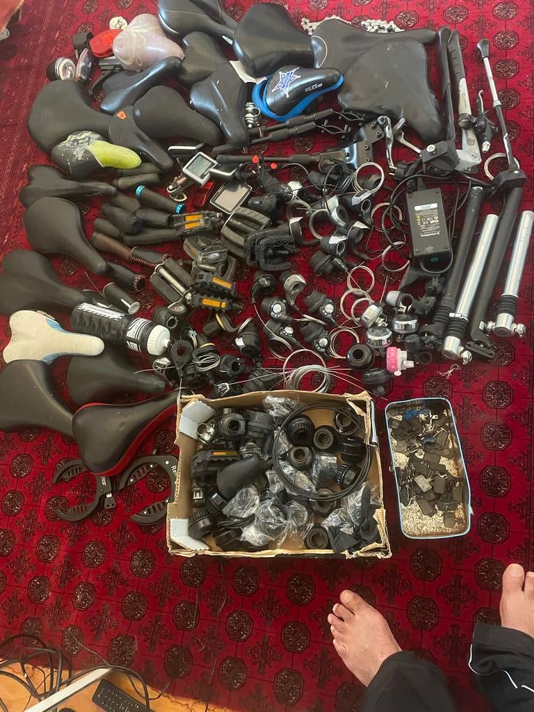 Grote partij fiets onderdelen, Ophalen of Verzenden, Gebruikt, Overige typen