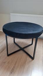 Hocker Woood, zwart velours, Ophalen, Zo goed als nieuw