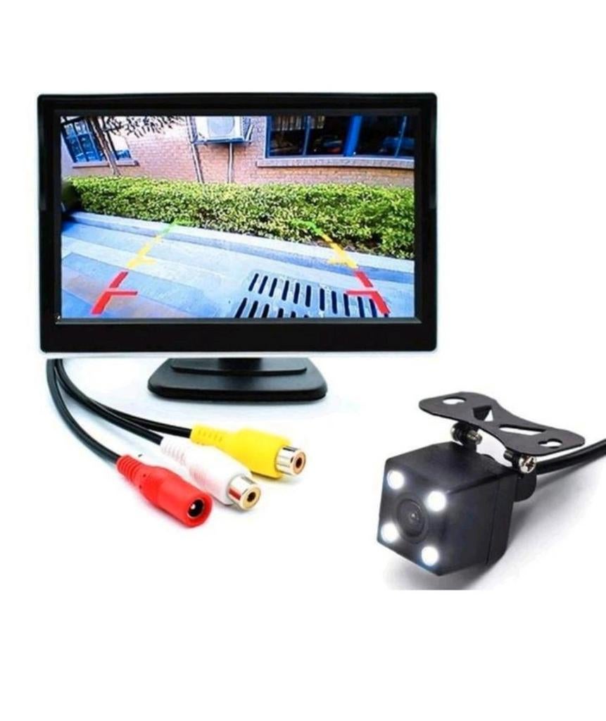 Nieuw in doos. Achteruitrijcamera met monitor voor auto, Ophalen of Verzenden, Nieuw