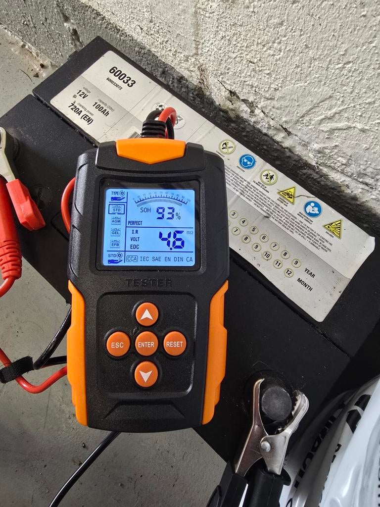 Goede 12V 100Ah accu, getest en in prima staat, Auto-onderdelen, Accu's en Toebehoren, Ophalen