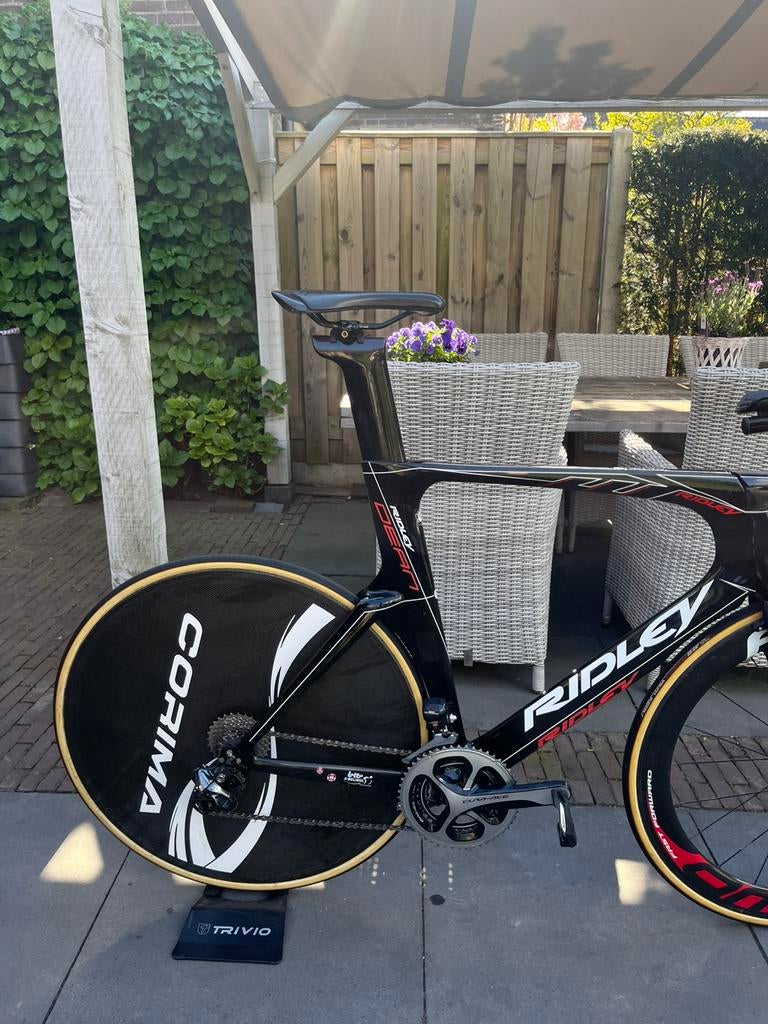 Ridley dean TT fiets maat L di2 spacers, Carbon, Heren, Zo goed als nieuw, 57 tot 61 cm