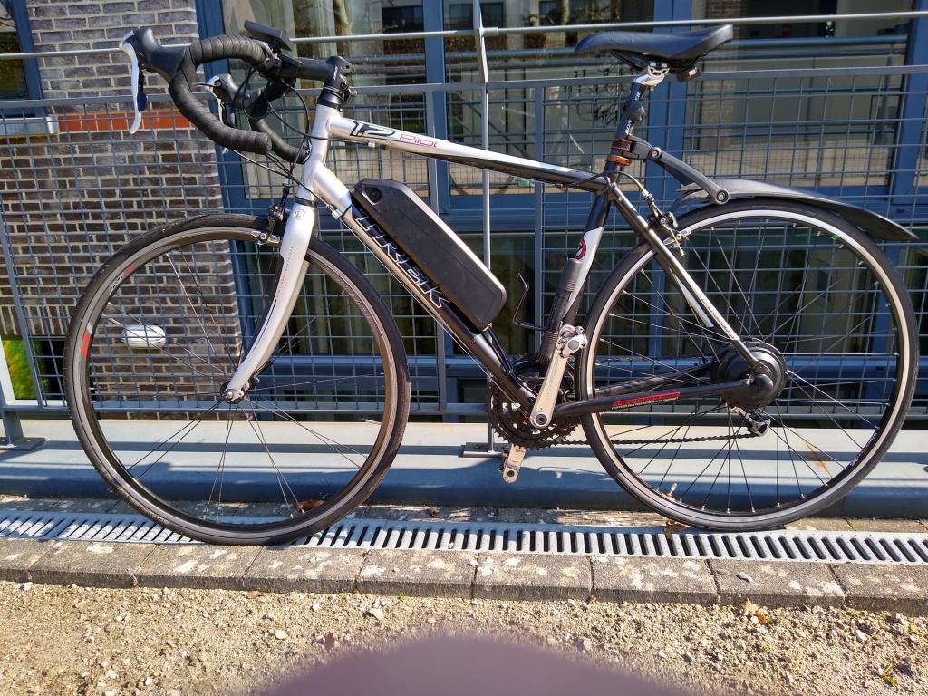 TREK elektrische racefiets, Fietsen en Brommers, Fietsen | Racefietsen, Gebruikt, Heren, Aluminium, 53 tot 57 cm
