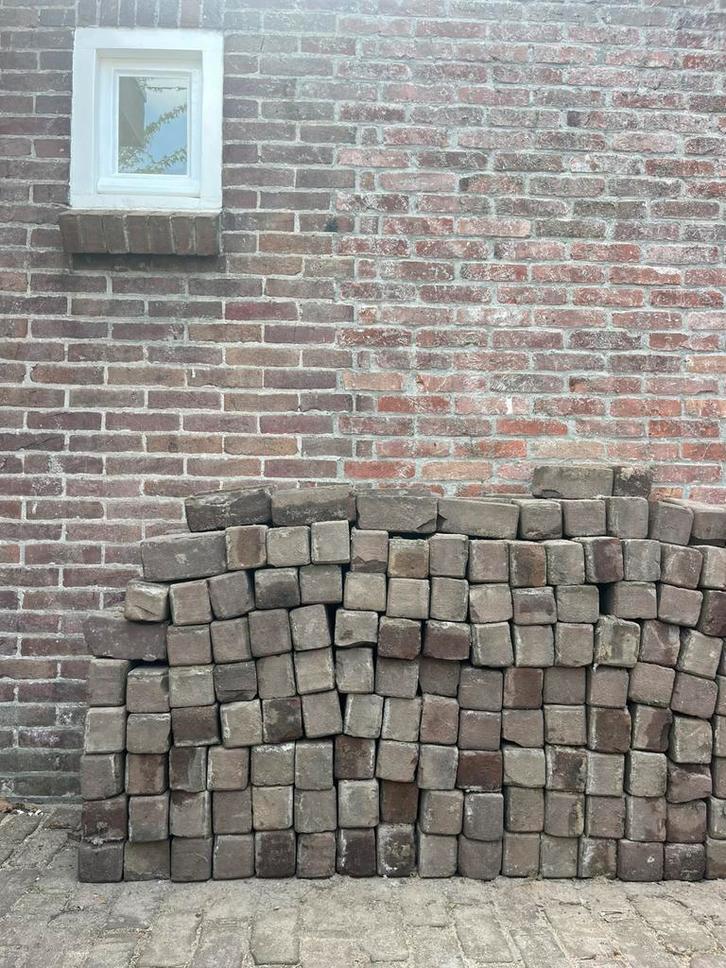 Klinkers bakstenen tuin 8m2, Tuin en Terras, Tegels en Klinkers, Gebruikt, Klinkers, Beton, Ophalen