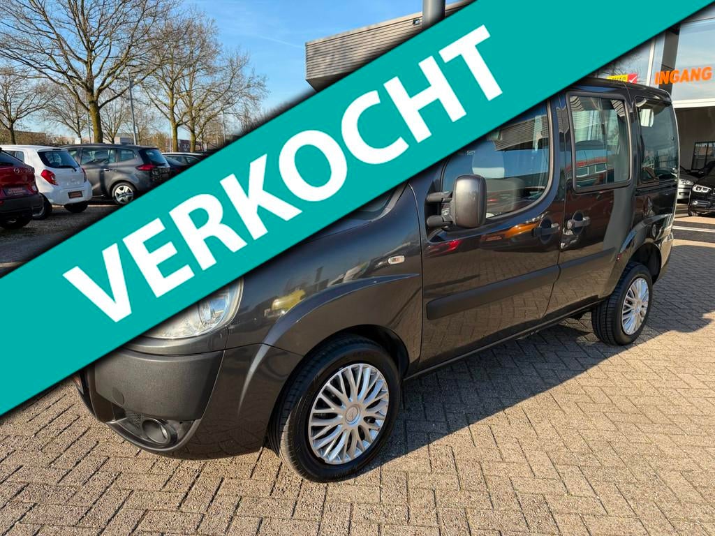 Fiat Doblò 1.4 Dynamic, Airco, rolstoel auto, 4 persoons,, Auto's, Fiat, Voorwielaandrijving, Gebruikt, 4 cilinders, Bedrijf