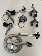 Shimano 600 Tricolor Groepset – 8 Speed + Gratis SPD pedalen, Fietsen en Brommers, Fietsonderdelen, Ophalen of Verzenden, Gebruikt