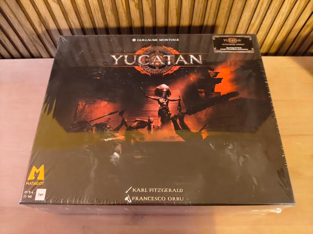 Yucatan bordspel Kickstarter edition, Hobby en Vrije tijd, Gezelschapsspellen | Bordspellen, Een of twee spelers, Ophalen of Verzenden