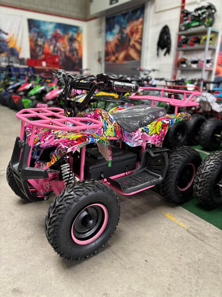 Ultra Motocross 1000W 48V Roze Elektrische Kinderquad Accu, Dr.Nolenslaan 157E 6136GM Sittard, Nieuw, Ophalen of Verzenden, Info@roadmax.nl