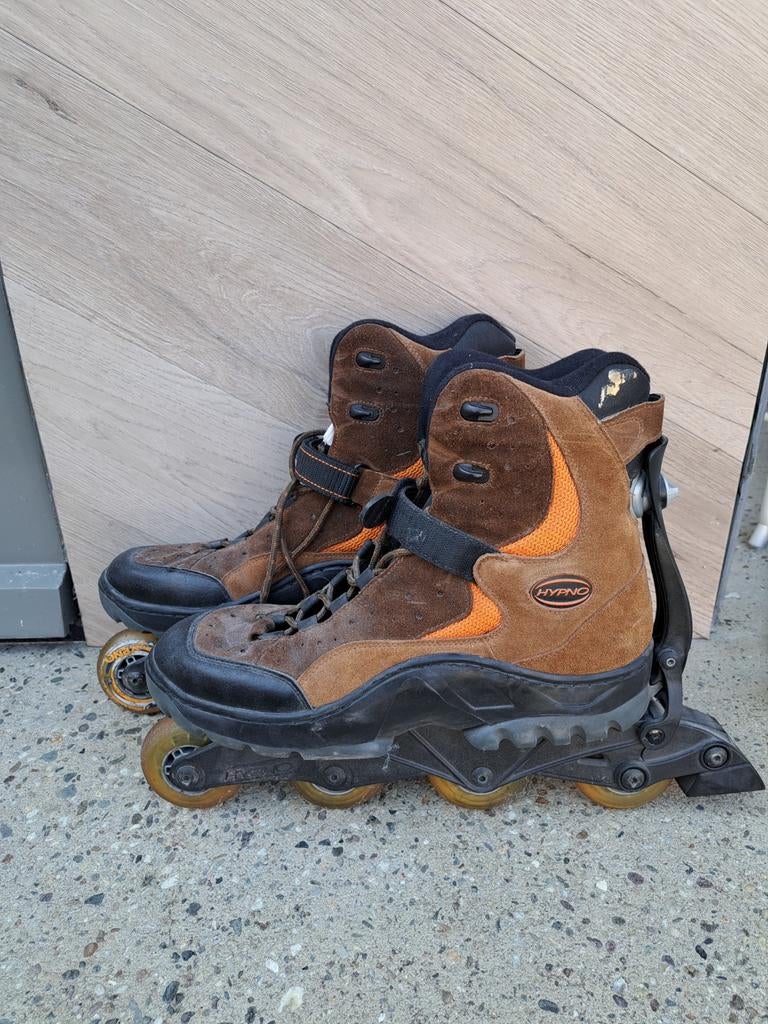 Hypno inline skates/skeelers met afneembare wielen, maat 47, Sport en Fitness, Skeelers, Overige merken, Gebruikt, Heren, Ophalen of Verzenden