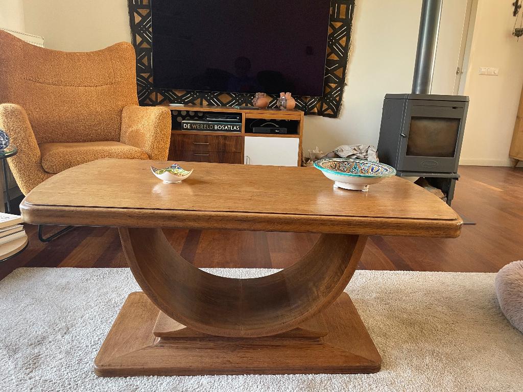 artdeco  salontafel, Huis en Inrichting, Tafels | Salontafels, Ophalen, 100 tot 150 cm, Art deco, 50 tot 100 cm