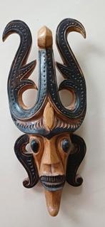 Mooi oud houten bewerkt masker, Ophalen of Verzenden