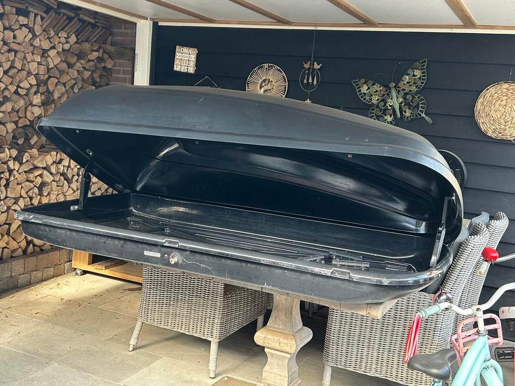 Zwarte dakkoffer, Ophalen, Gebruikt