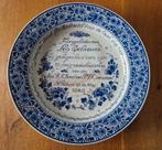 Bord Porceleyne Fles 1926 - aan Leo Schreurs PTT, Antiek en Kunst, Ophalen of Verzenden