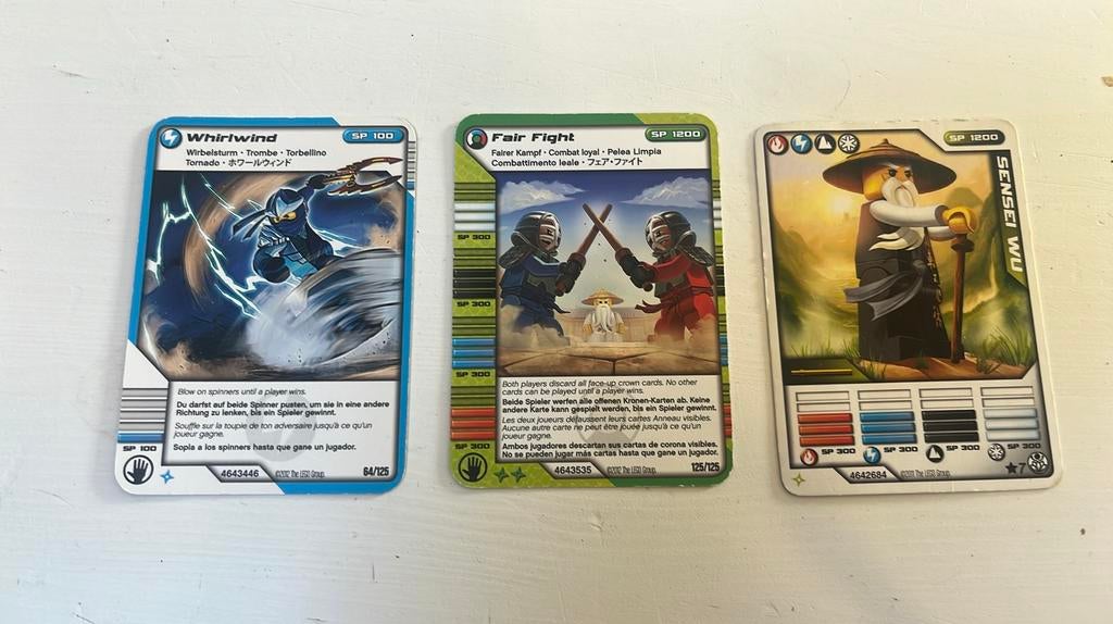 Ninjago kaarten, Ophalen, Zo goed als nieuw, Meerdere plaatjes
