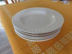 Mooie set van 5 diepe borden; bewerkte rand. Queen's Garden, Ophalen of Verzenden