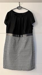 BPC zwart witte jurk met korte mouwen, Kleding | Dames, Zwart, Maat 46/48 (XL) of groter, Ophalen of Verzenden, Zo goed als nieuw