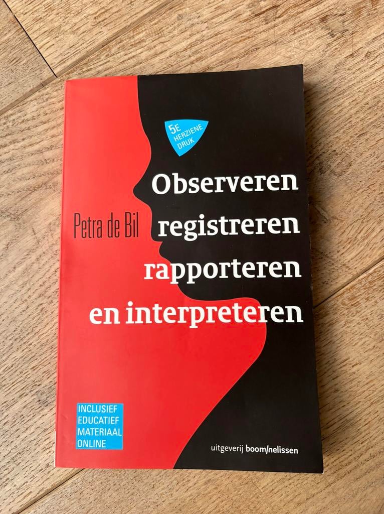Observeren registreren rapporteren en interpreteren boek, Boeken, Studieboeken en Cursussen, Ophalen of Verzenden, Alpha, Nieuw