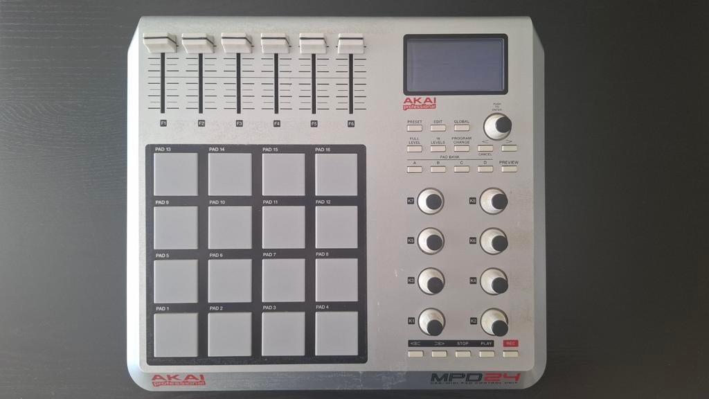 Akai MPD 24 Midi Pad Controller, Ophalen, Gebruikt