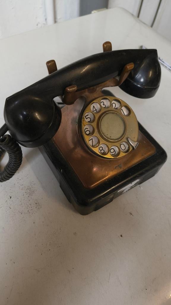 Oude telefoon met draaischijf, Telecommunicatie, Vaste telefoons | Niet Draadloos, Ophalen