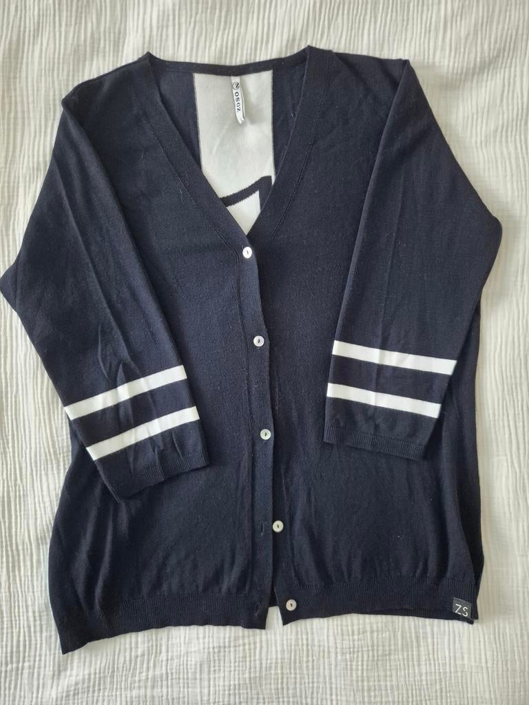 Nieuw Zoso vest donkerblauw maat L, Kleding | Dames, Truien en Vesten, Blauw, Maat 42/44 (L), Nieuw, Ophalen of Verzenden