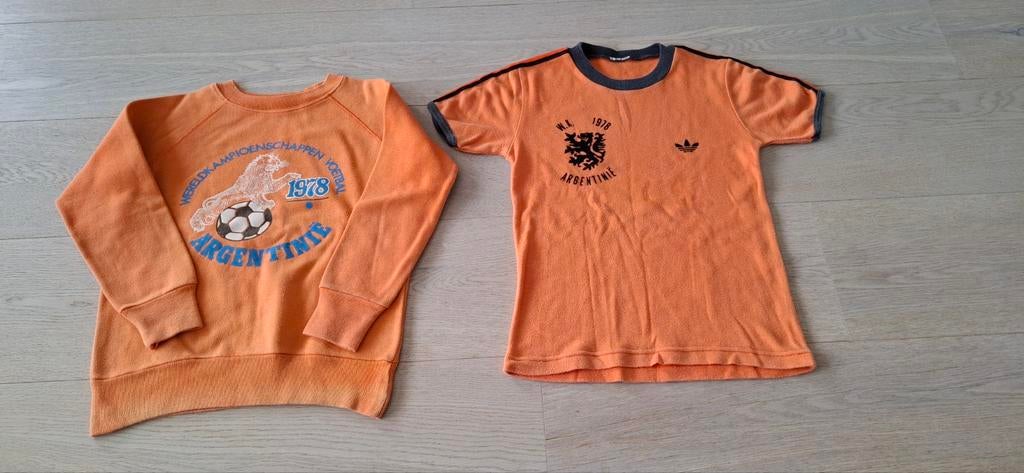 ORANJE SWEATERTJE EN T SHIRTJE WK 1978., Verzamelen, Ophalen of Verzenden, Gebruikt, Overige binnenlandse clubs, Shirt