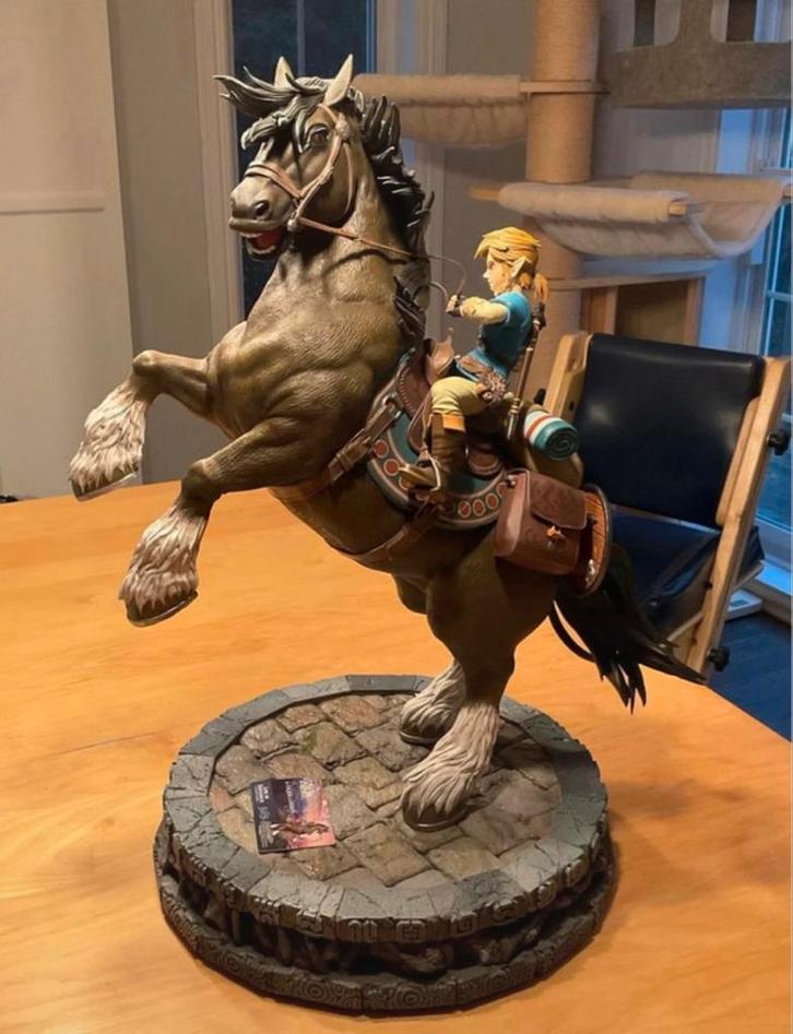 Zelda Link on Horseback First 4 Figures Standbeeld, Verzamelen, Poppetjes en Figuurtjes, Nieuw, Ophalen