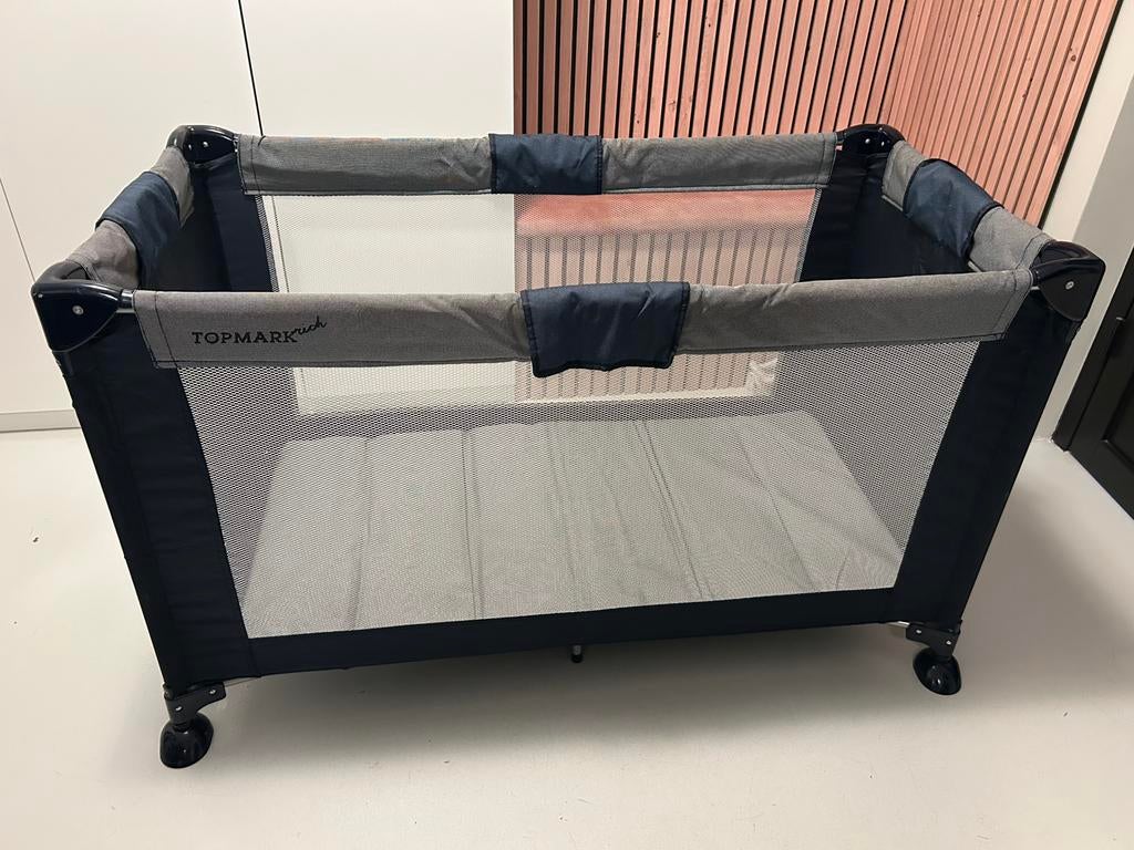 Topmark campingbedje, Kinderen en Baby's, Babywiegjes en Ledikanten, Ophalen, Zo goed als nieuw, Reisbedje