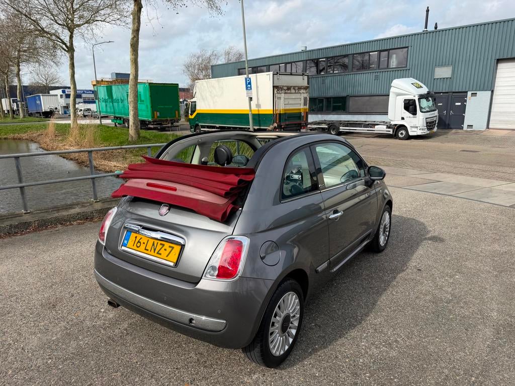 Fiat 500 C 1.2 Lounge!2010!Automaat!Airco!LM. velgen!, Euro 5, Gebruikt, 1242 cc, Cabriolet