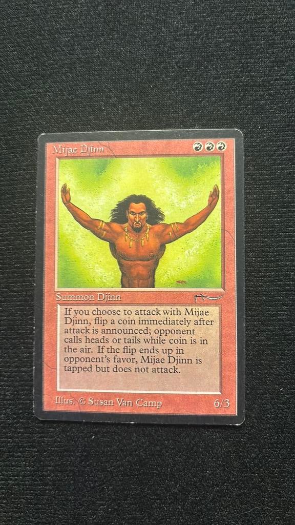 Mijae djinn - arabian nights, Hobby en Vrije tijd, Verzamelkaartspellen | Magic the Gathering, Ophalen of Verzenden, Zo goed als nieuw