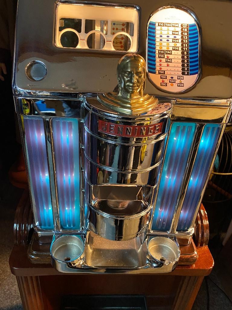 Jennings Ombouw Set naar verlicht zuilen, Verzamelen, Automaten | Gokkasten en Fruitautomaten, Overige munten, Ophalen of Verzenden