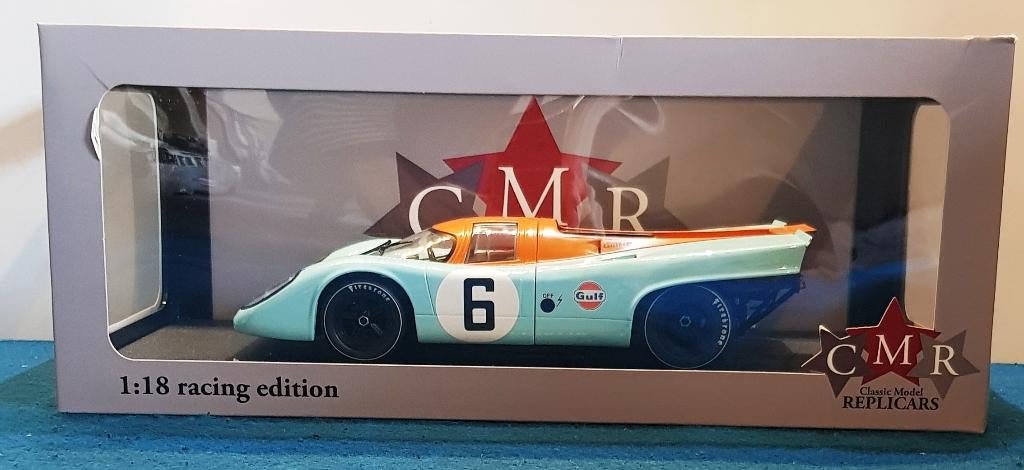 Porsche 917K #6 Can-Am Watkins Glen 1970 Brian Redman CMR, Hobby en Vrije tijd, Modelauto's | 1:18, Verzenden, Nieuw, Auto, Overige merken