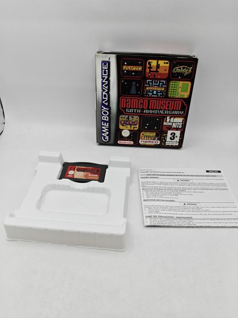 Namco Museum 50th Anniversary Gameboy Advance Boxed, Avontuur en Actie, Support@namco.com, 1 speler, 123 Main Street, Anytown, CA